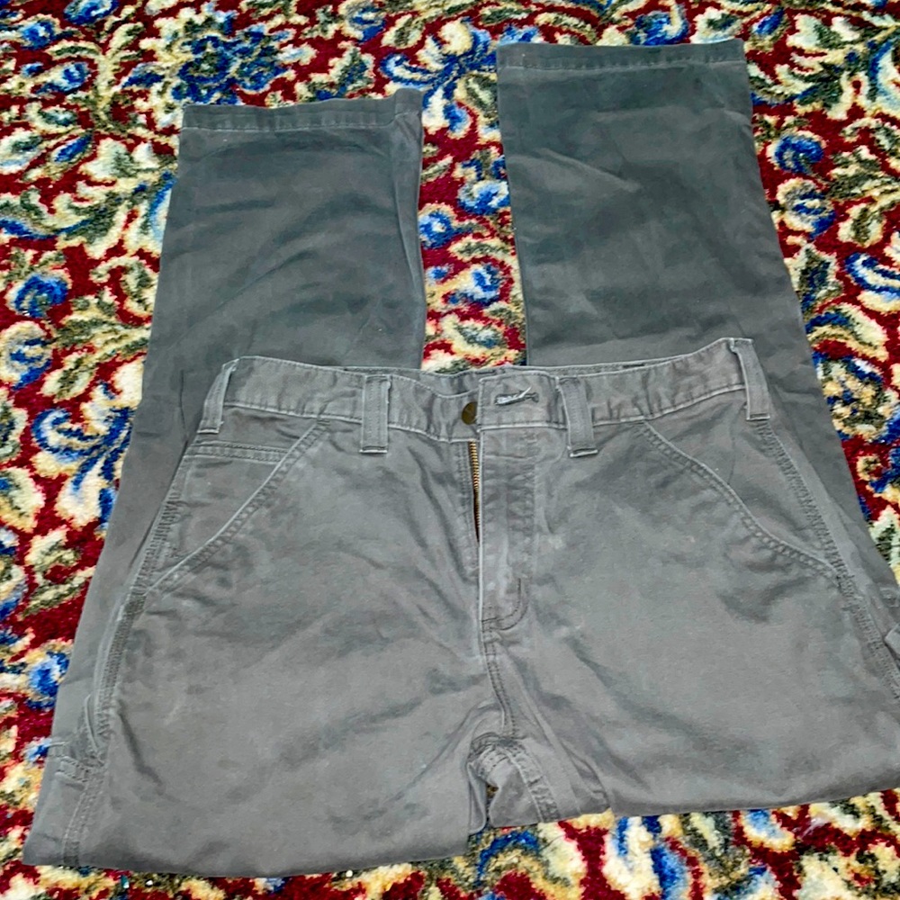 Carhartt size 32/30 new or like new, tan green. These were $55 relaxed fit.
